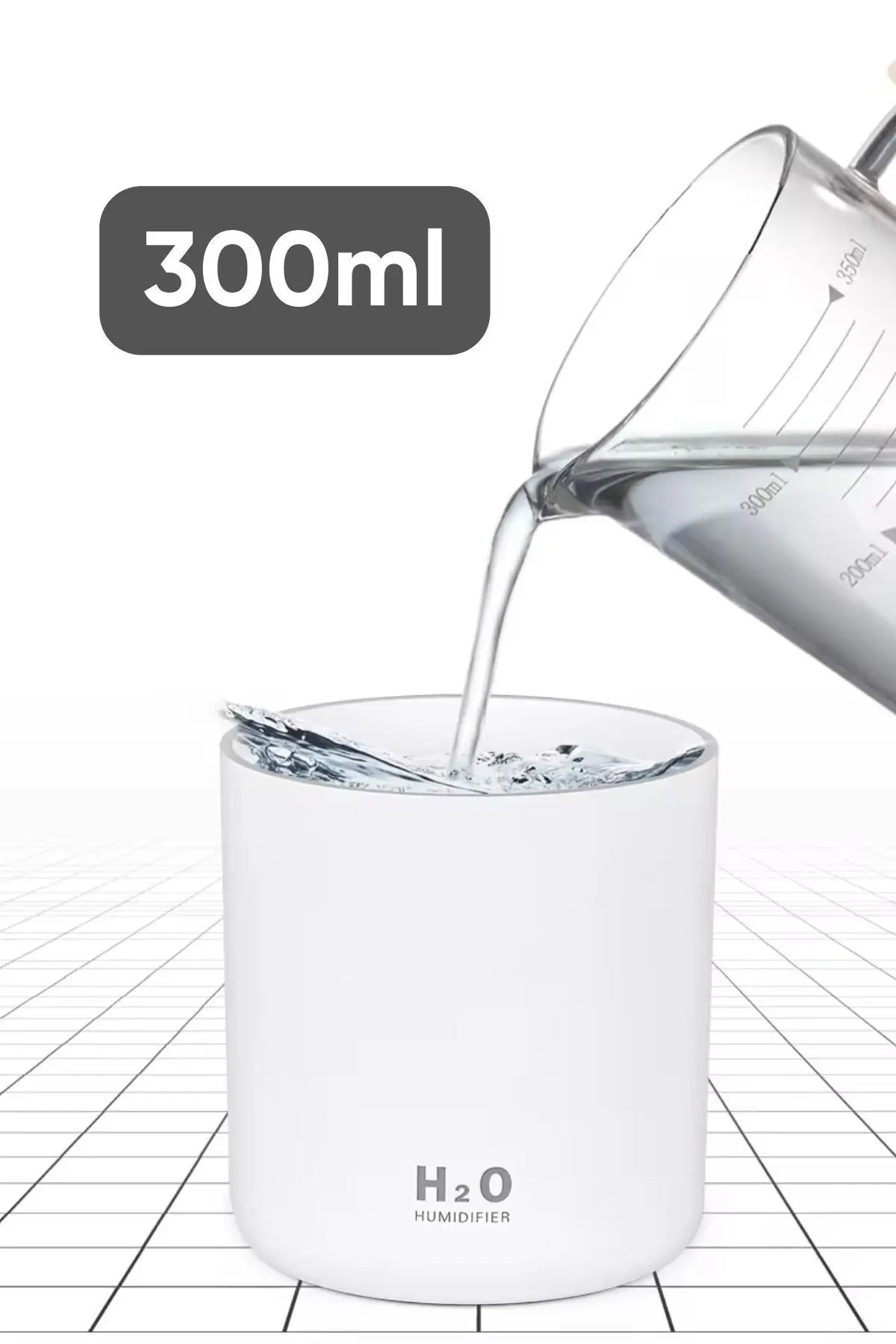 300ml Hava Nemlendirici Buhar Makinesi - Yağmur Ormanları Esansı