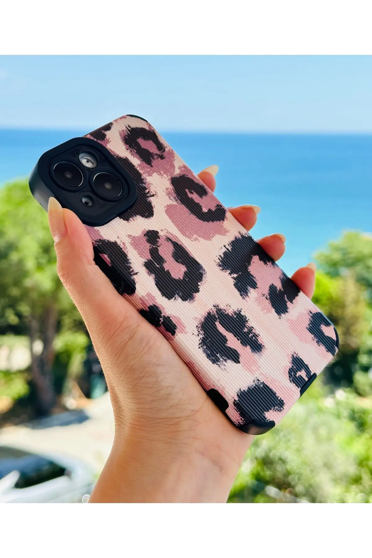 Iphone 13 -14 Uyumlu Kaplama Tasarımlı Esnek Silikon Kılıf