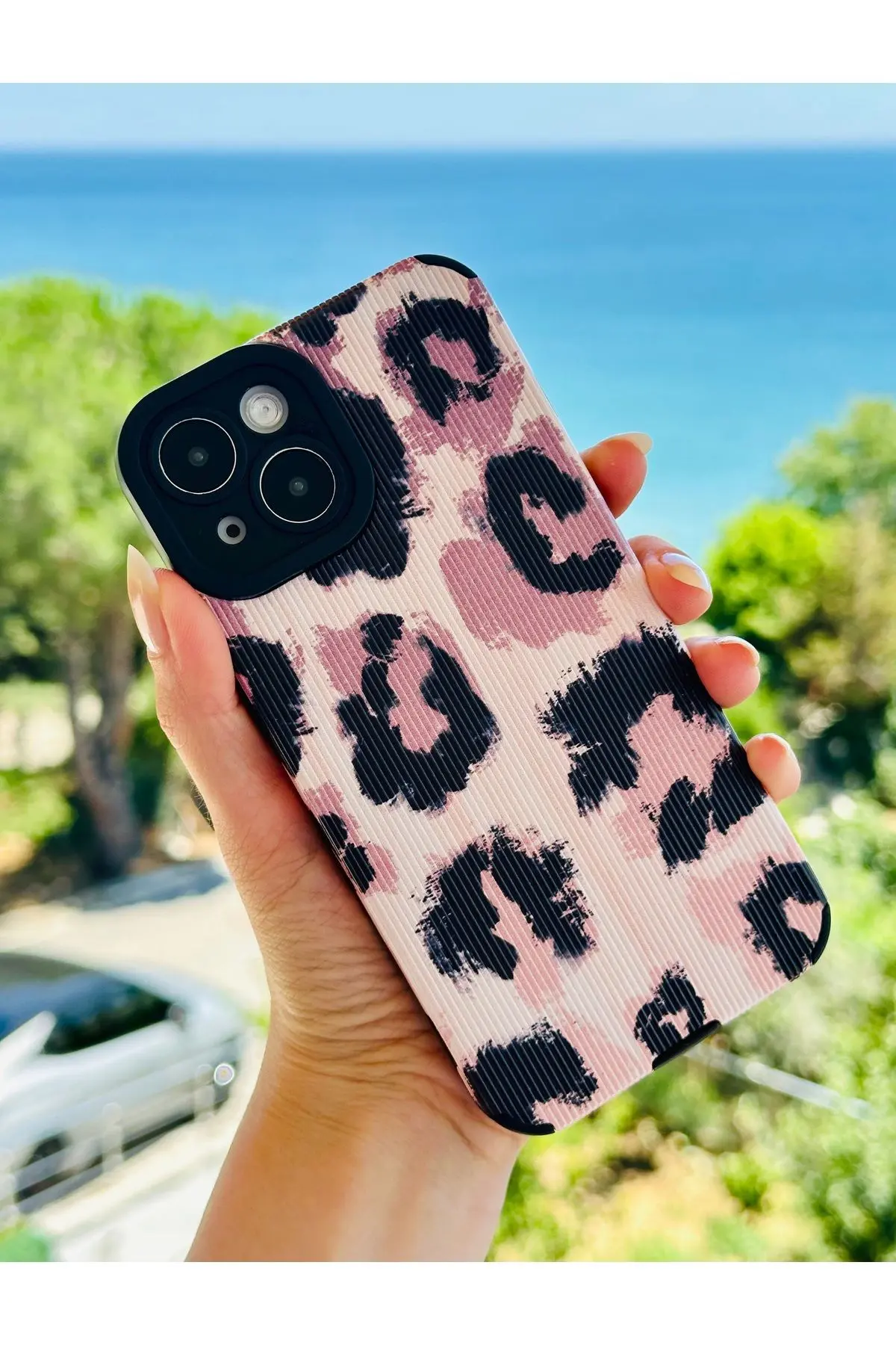 Iphone 13 -14 Uyumlu Kaplama Tasarımlı Esnek Silikon Kılıf