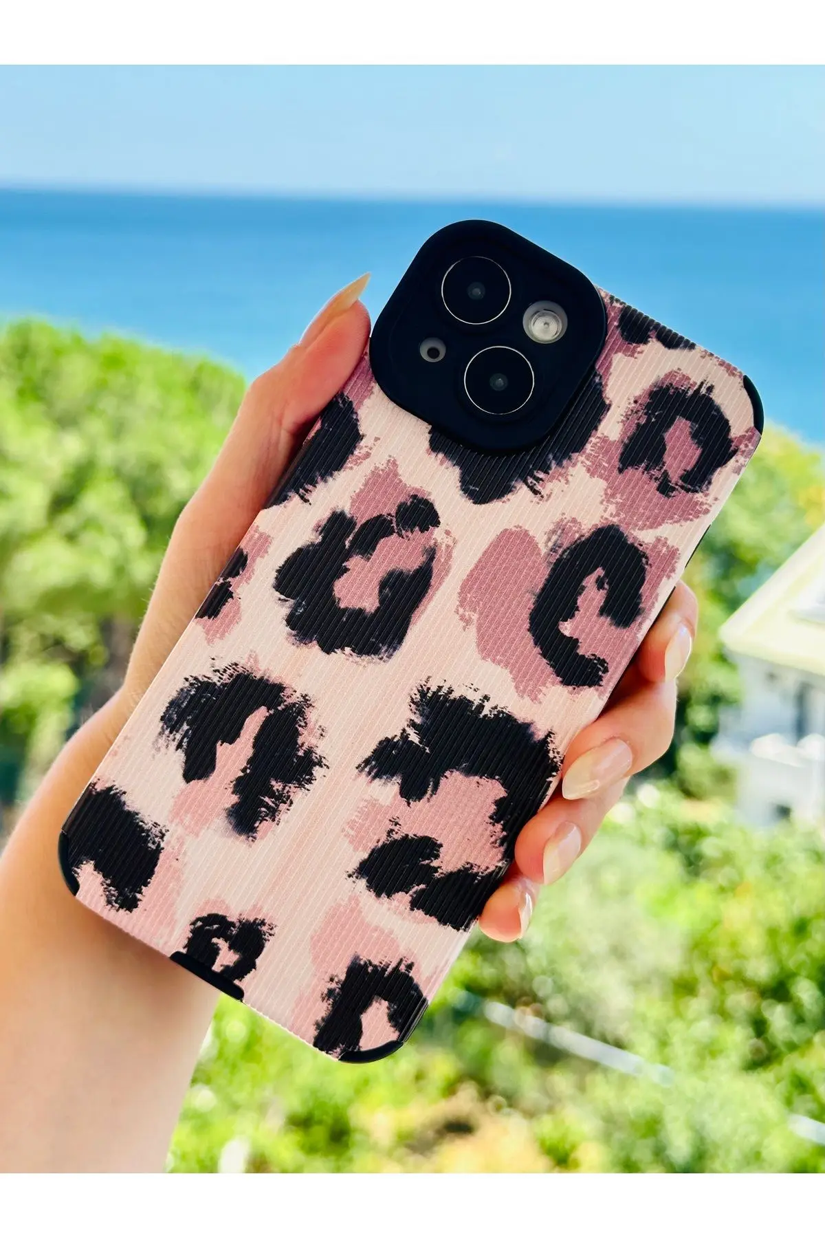 Iphone 13 -14 Uyumlu Kaplama Tasarımlı Esnek Silikon Kılıf