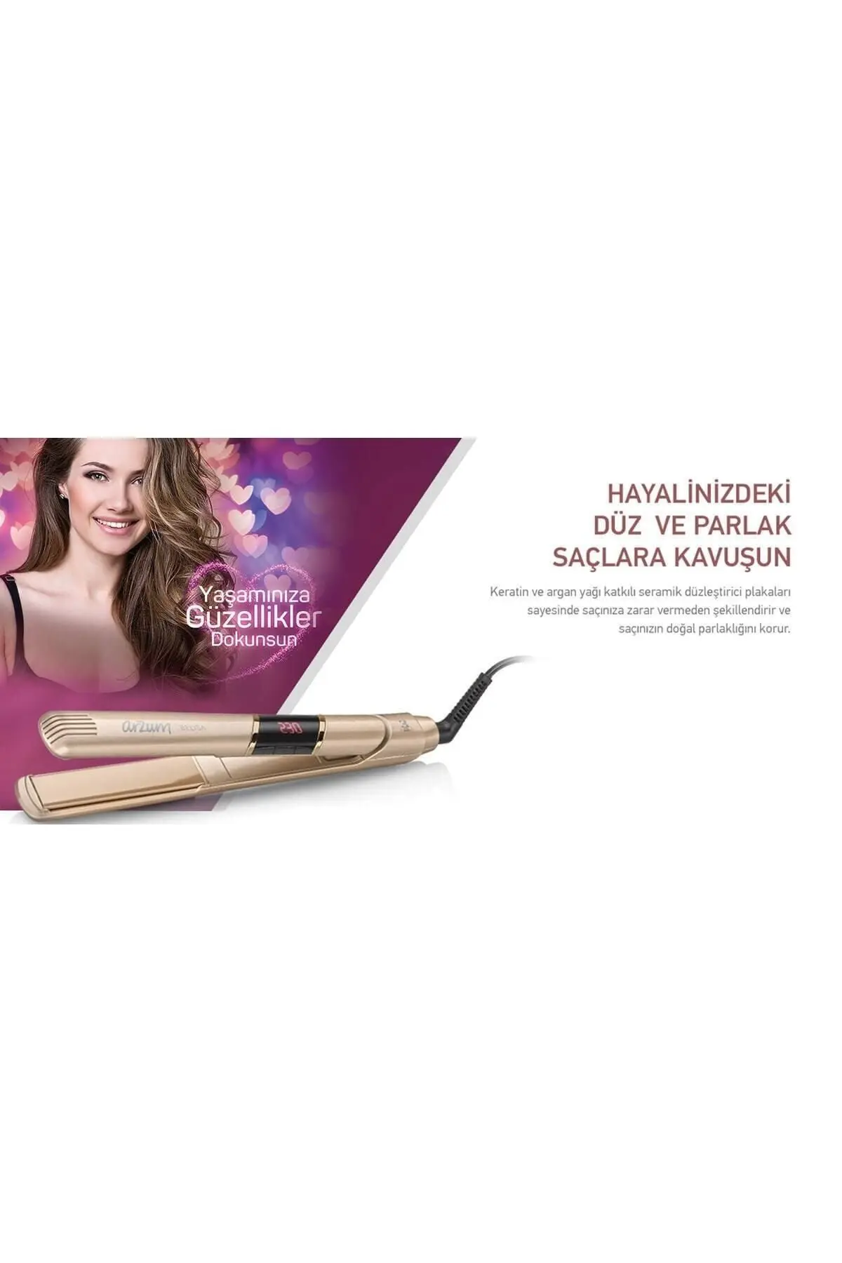 Ar5024 Belisa Seramik Saç Düzleştirici