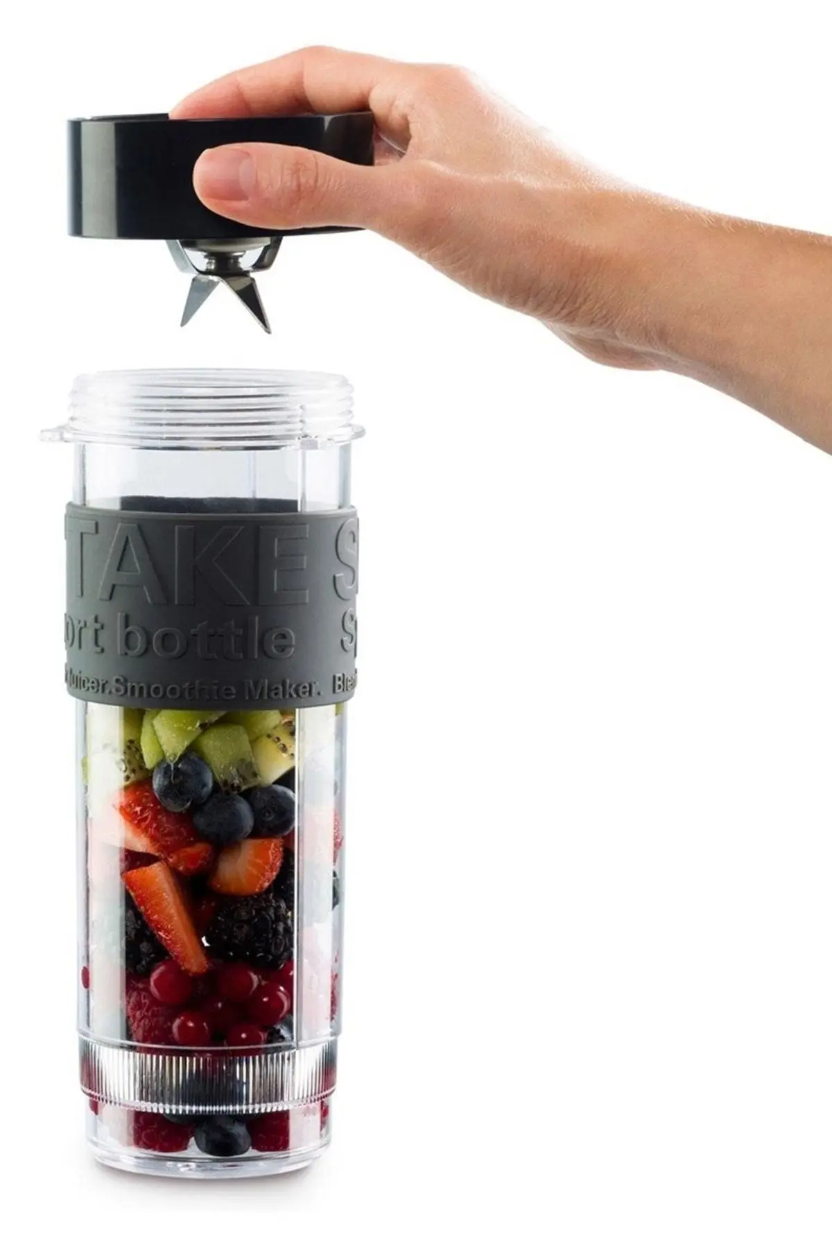 AR1032 Shake'n Take Kişisel Smoothie Blender, Siyah (300 W, 2 Adet Şişe)
