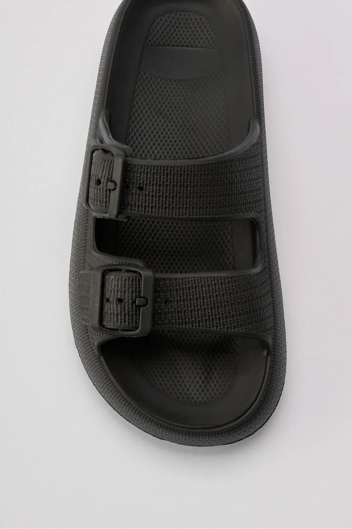 Lily Siyah Çift Toka Eva Platform Yazlık Günlük Terlik