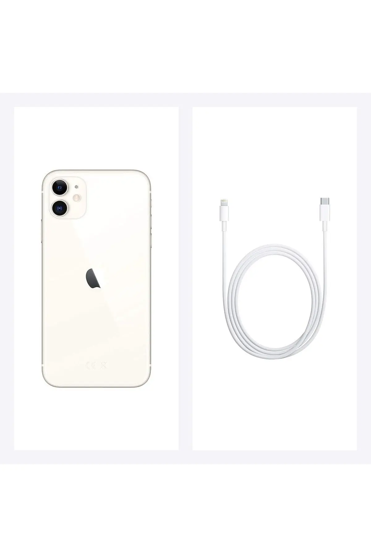 iPhone 11 128 GB Beyaz Cep Telefonu Aksesuarsız Kutu (Apple Türkiye Garantili)