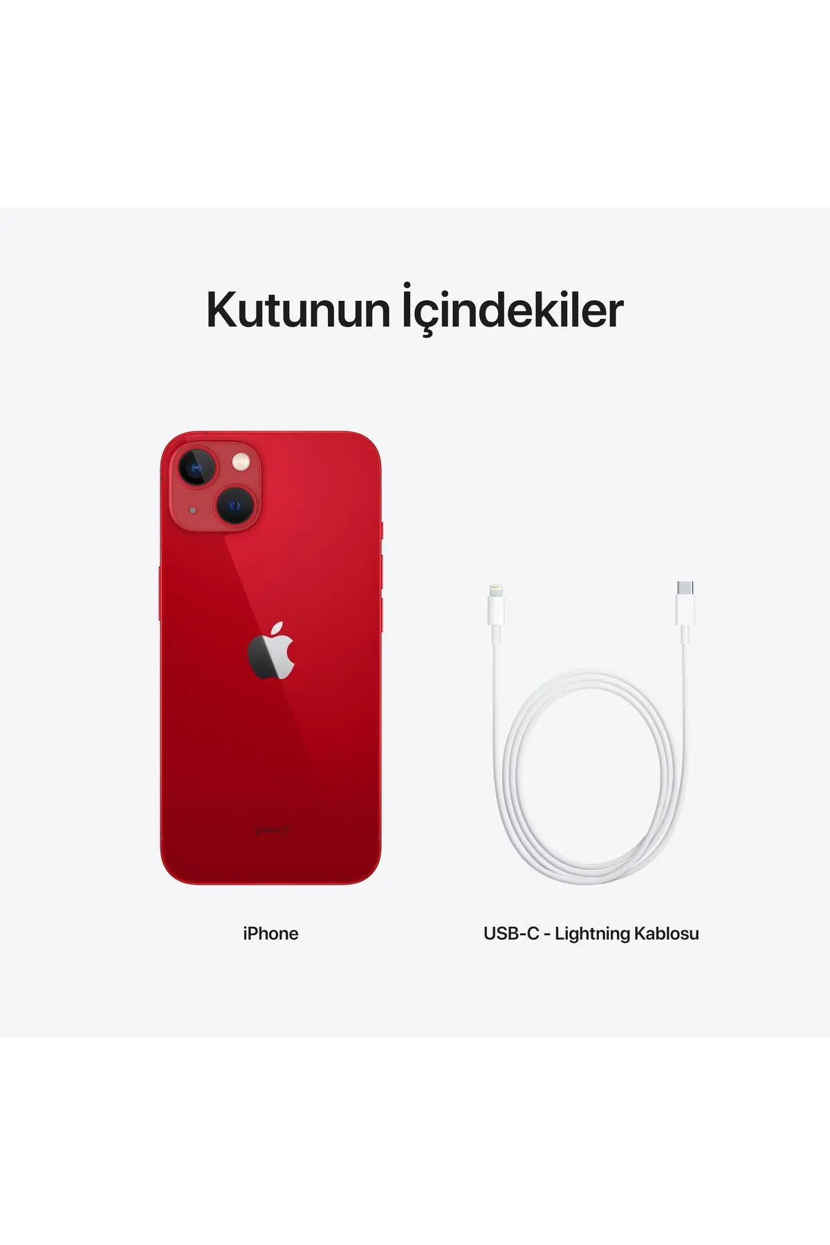 iPhone 13 256 GB Kırmızı Cep Telefonu (Apple Türkiye Garantili)