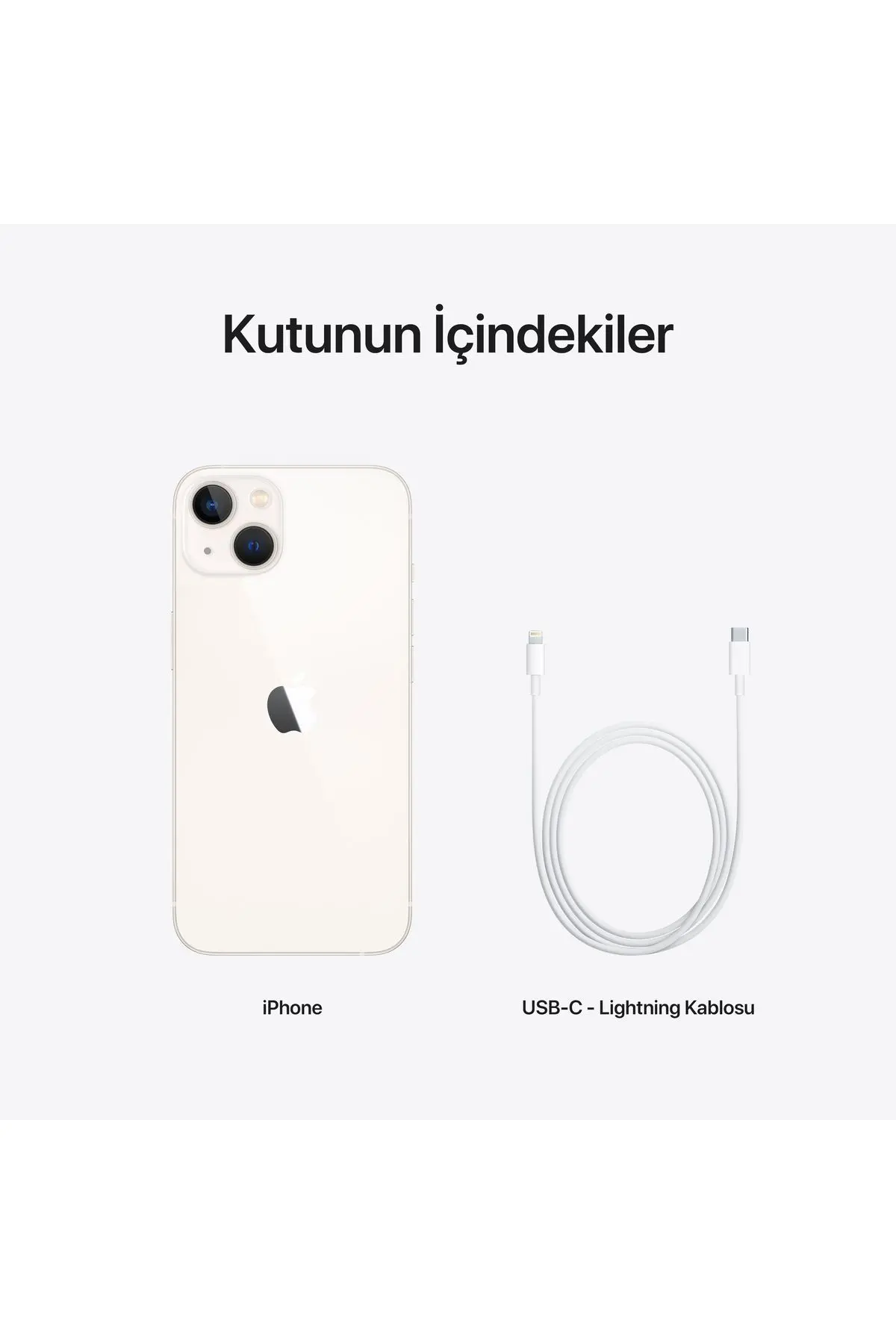 iPhone 13 512 GB Yıldız Işığı Cep Telefonu (Apple Türkiye Garantili)