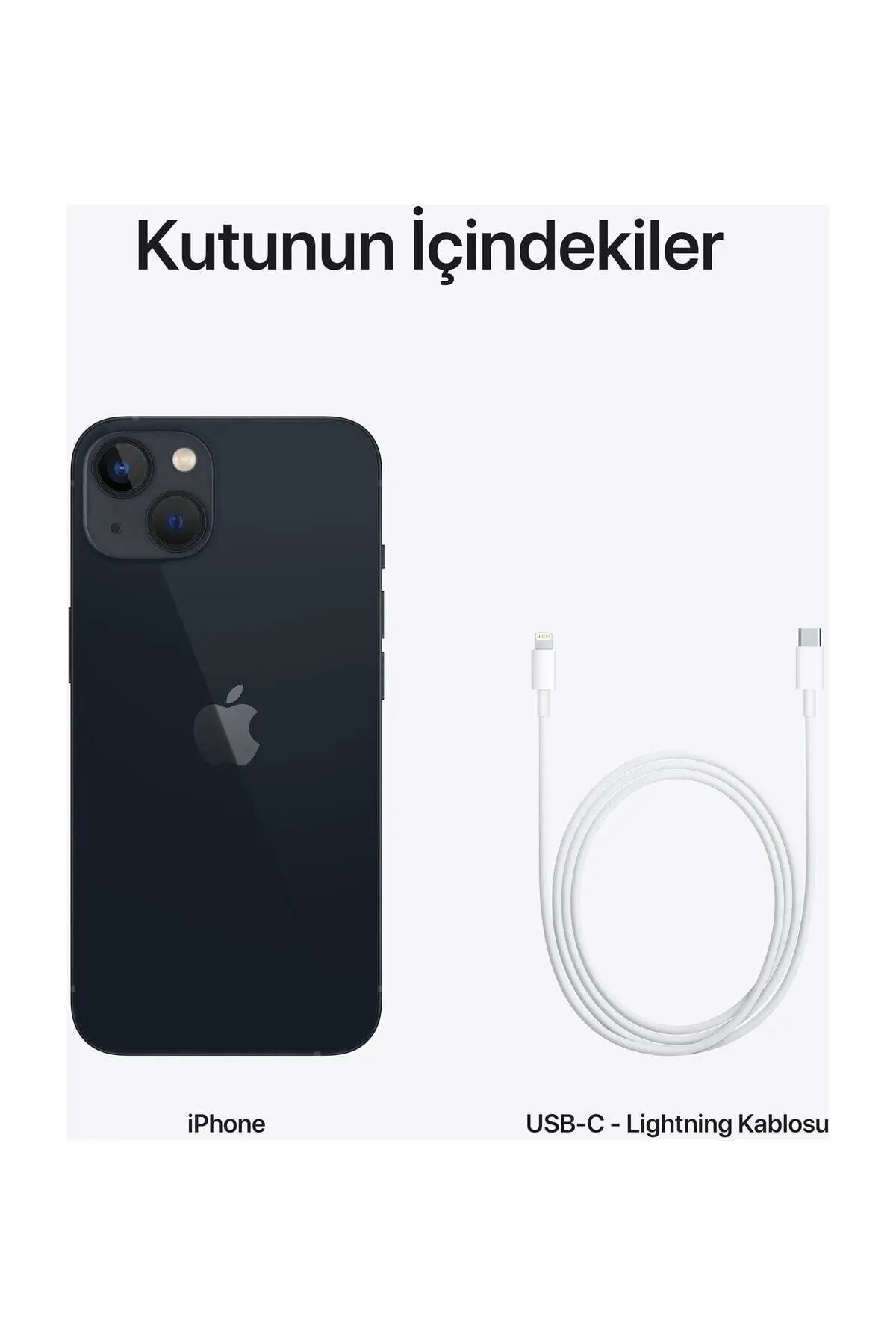 iPhone 13 256 GB Gece Yarısı Cep Telefonu (Apple Türkiye Garantili)