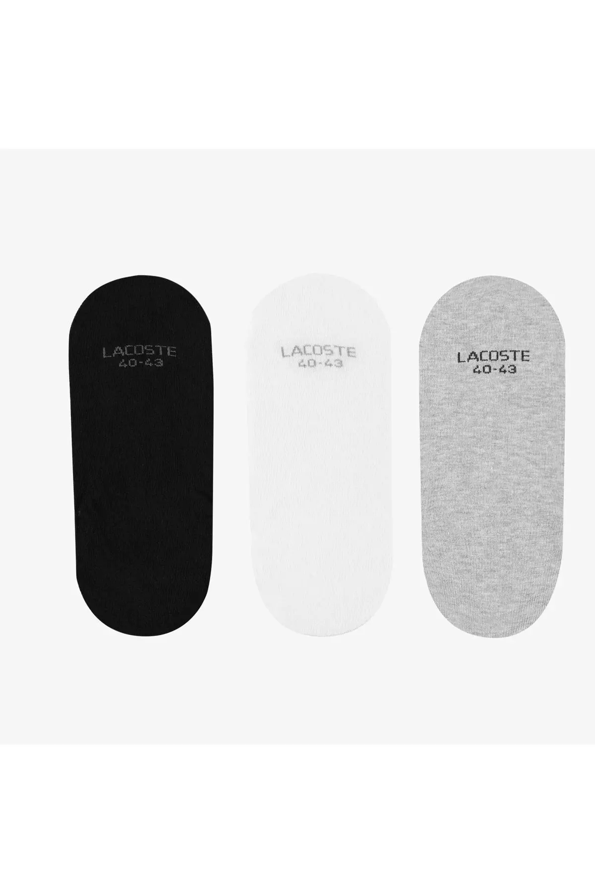 Unisex 3'lü Gri Çorap