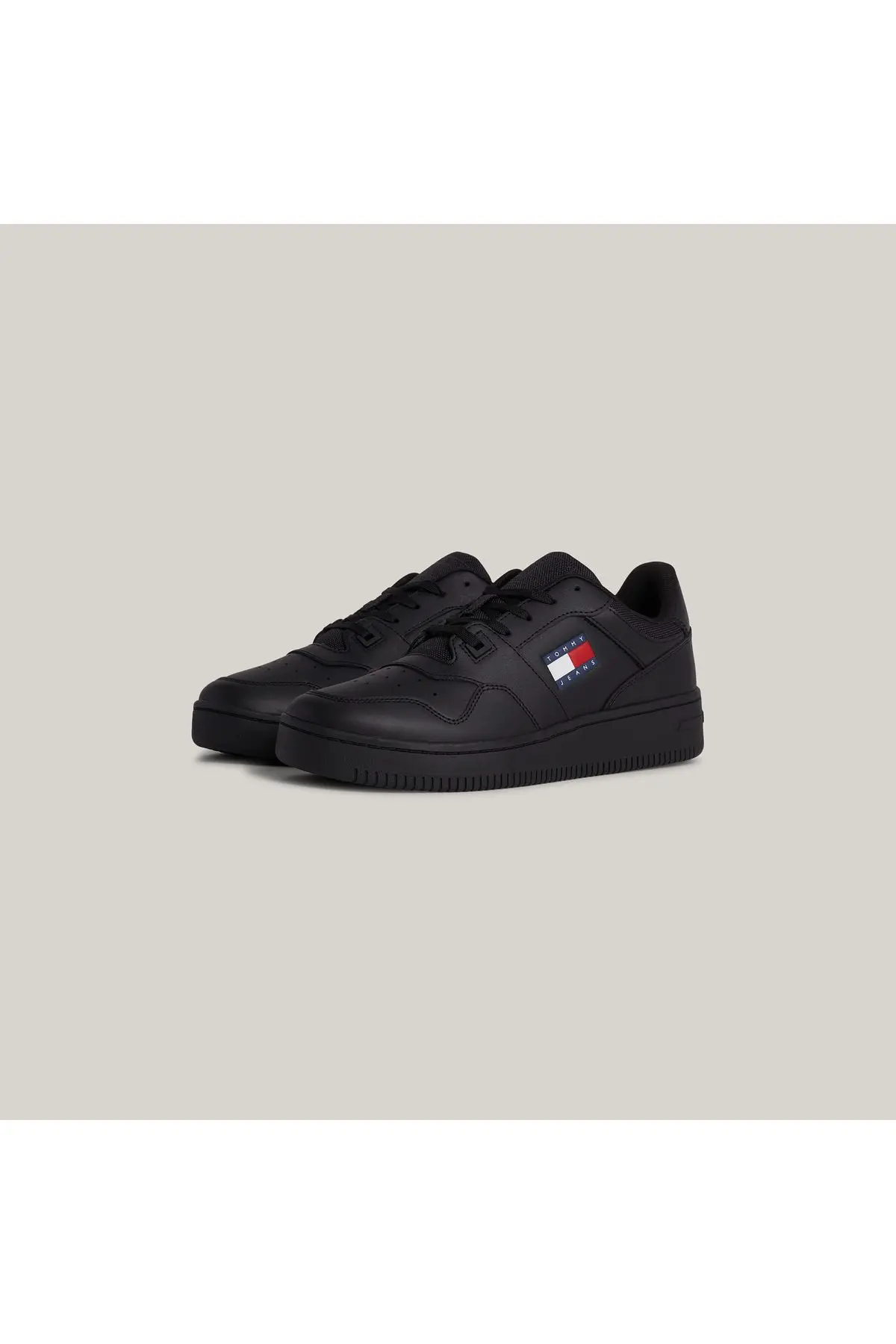 Tommy Jeans Retro Basket Erkek Siyah Sneaker