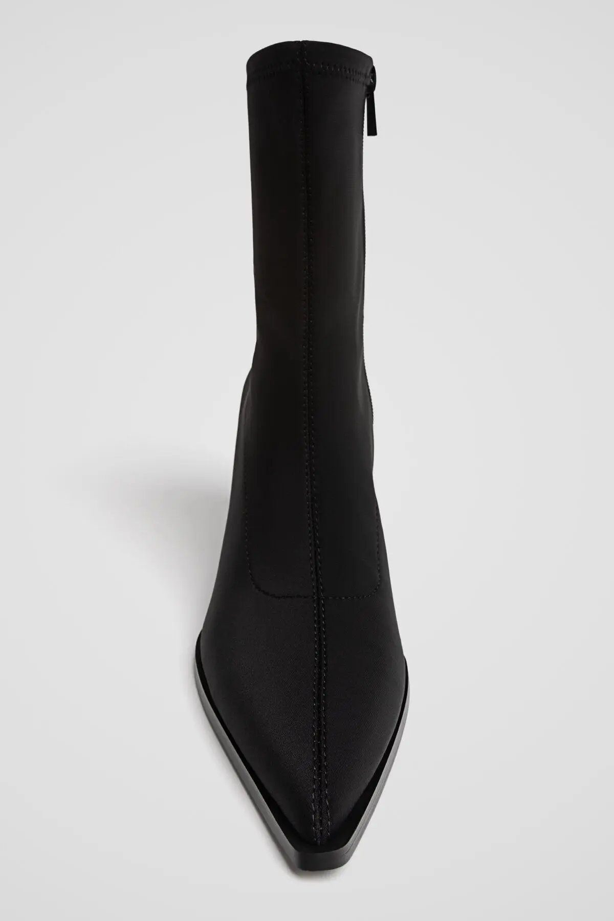 Stiletto topuklu kumaş bilekte bot