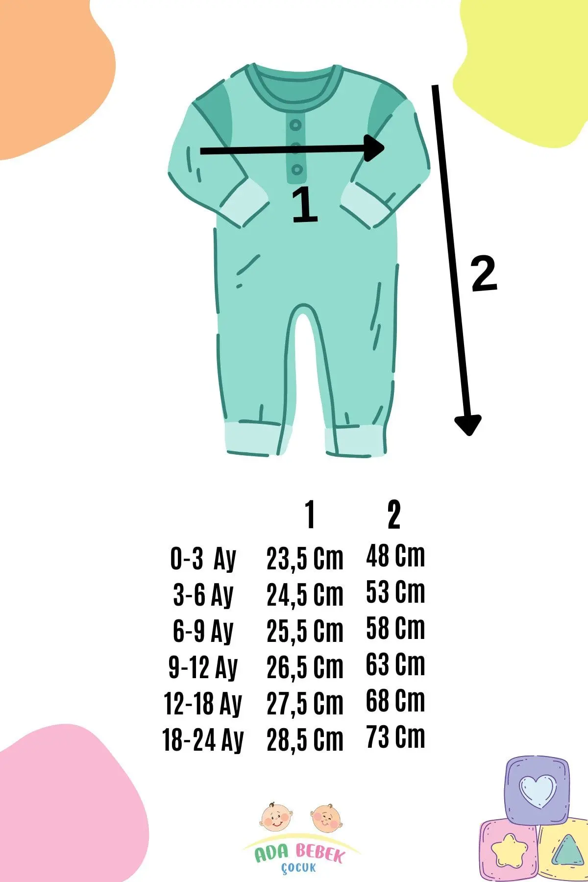 Pamuk Ahşap Düğmeli Fitilli Şapkalı Bebek Tulum