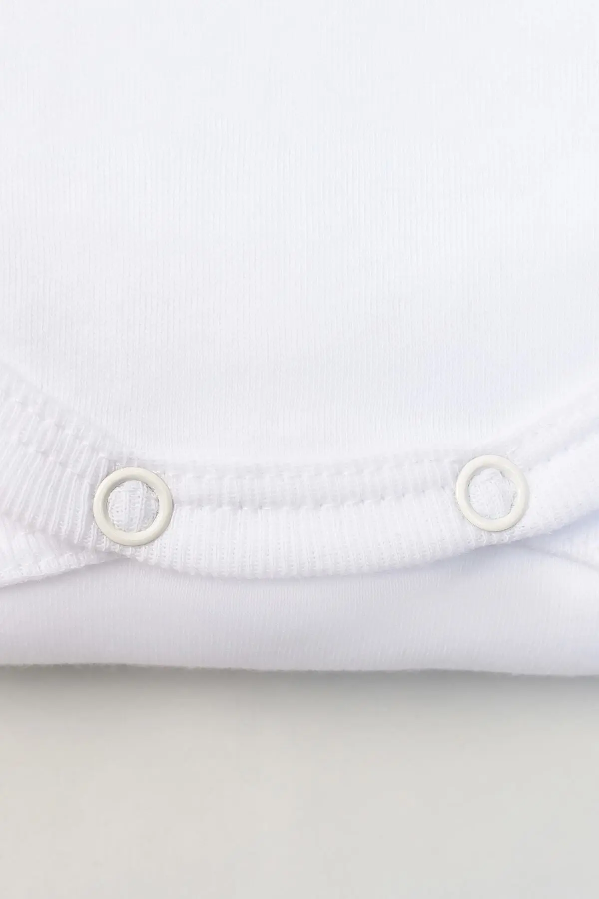 %100 Organik Pamuk 5li Beyaz Atlet Bebek Body