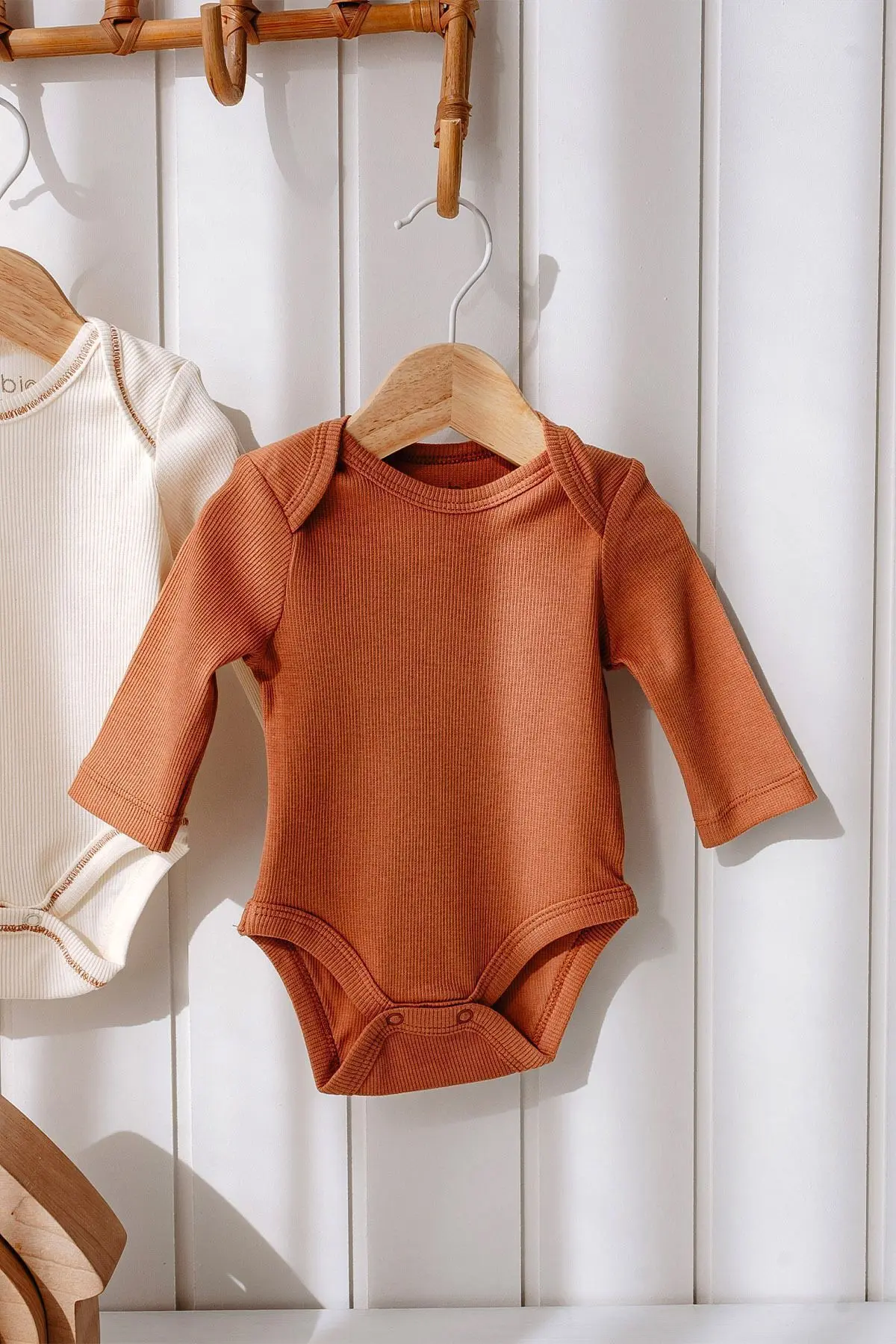 3 Parça Unisex Bebek Uzun Kollu Pamuk Bodysuit Takımı Yenidoğan Ve Çocuk Hediye Seti