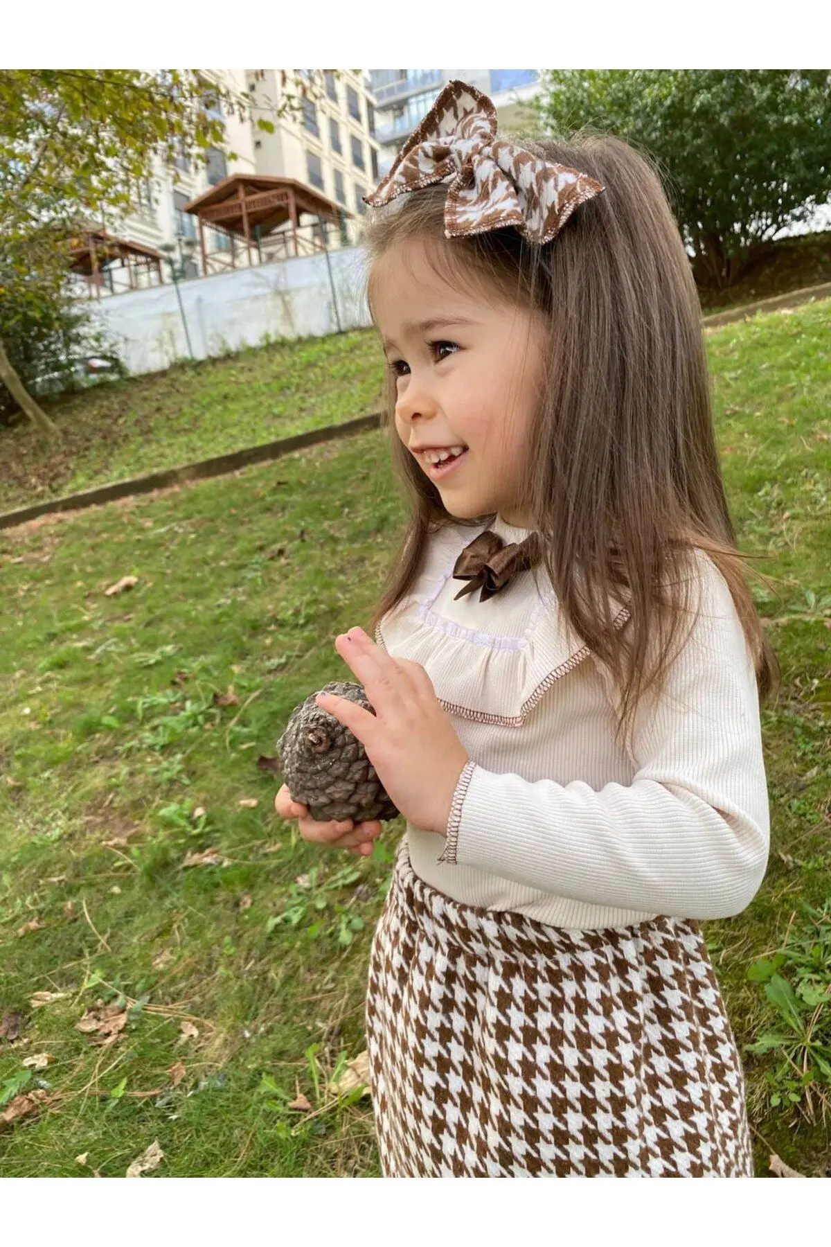 KIZ ÇOCUK FİYONKLU KAZAYAĞI ETEK BADİ TAKIMI