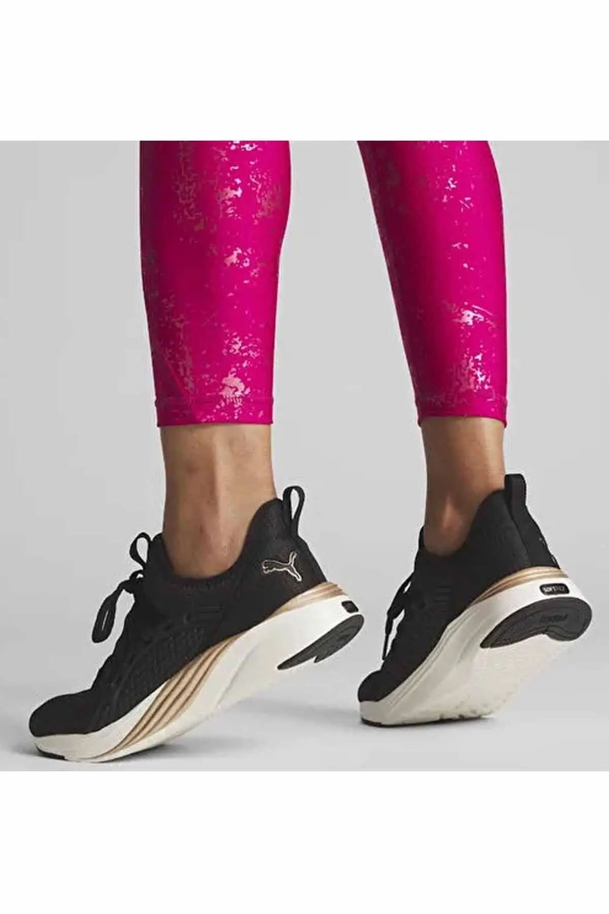 Softride Mayve Leopard Wns Kadın Sneaker Ayakkabı 377903-01 SIYAH