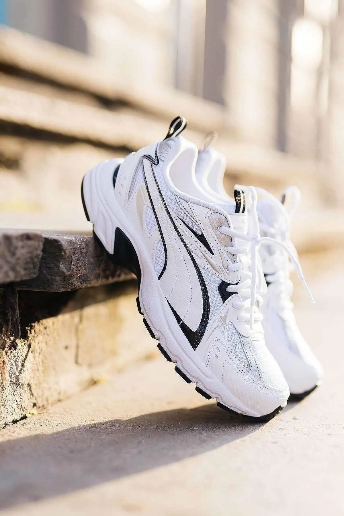 530 Unisex Spor Ayakkabı Unisex Sneaker Ayakkabı PMR530 BEYAZ-SYH
