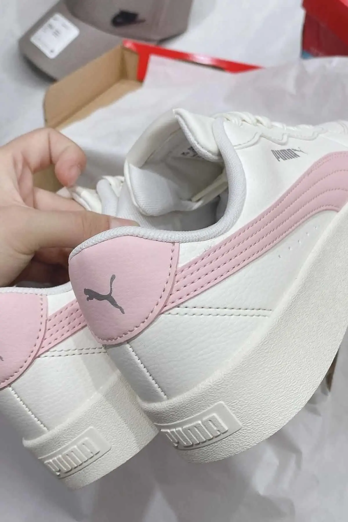 Kadın Spor Ayakkabı Unisex Sneaker Ayakkabı 380147-05-1 Bej
