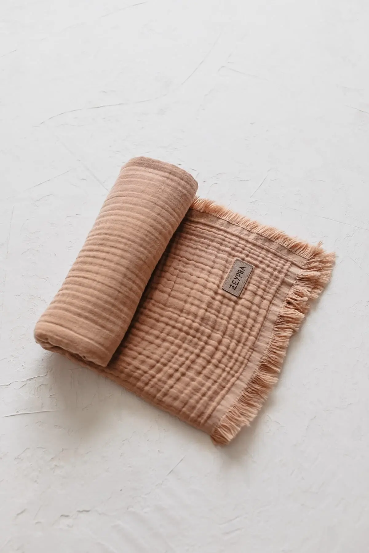 Somon 4katlı Müslin Pamuksu Yumuşaklık Bebek &çocuk Müslin Örtü %100 Pamuk /110x110cm