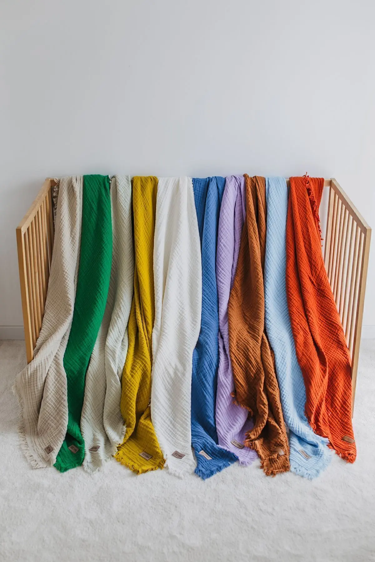 Sütlü Kahve Muslin 4 Katlı Müslin 110x110cm Pamuksu Yumuşaklık
