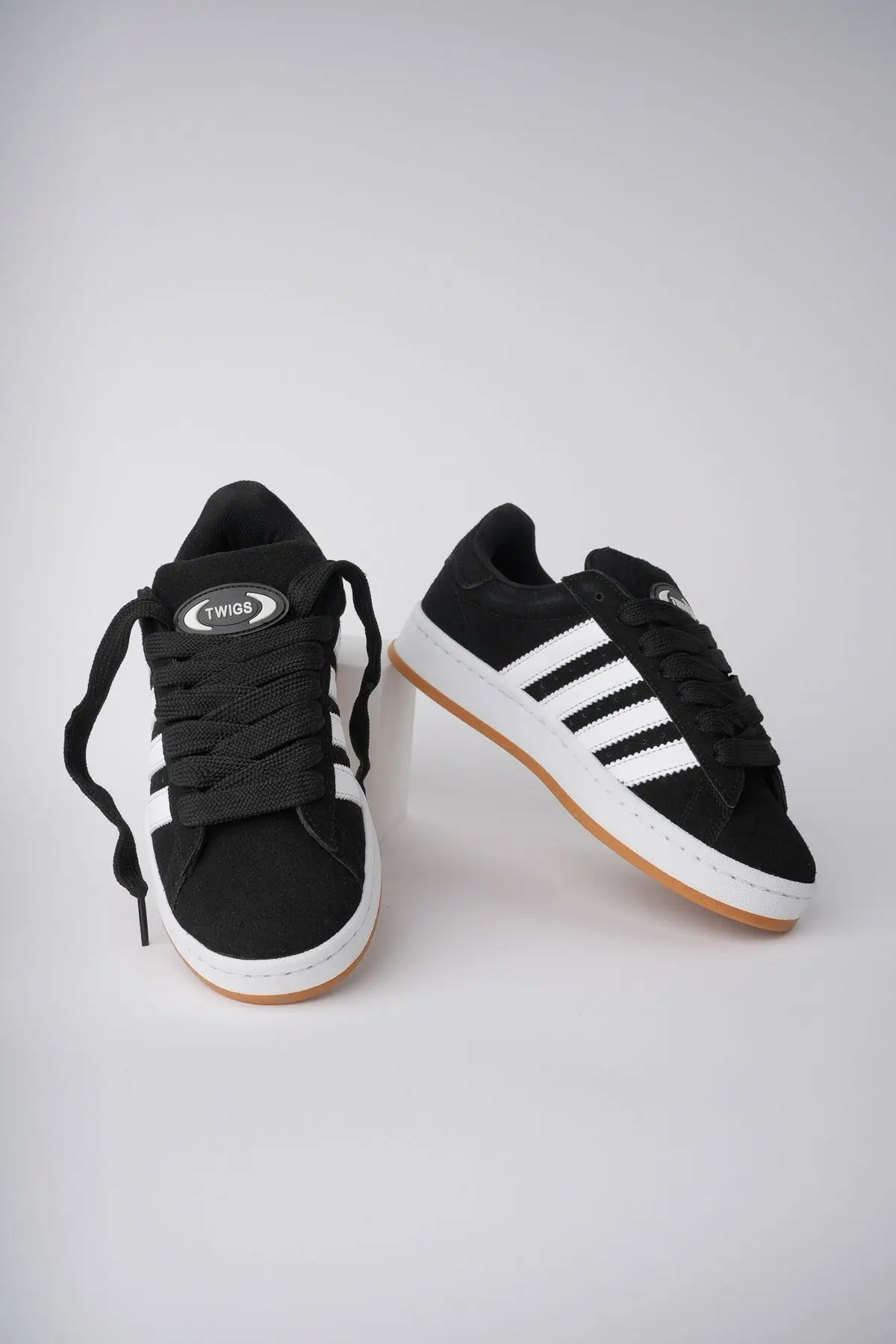 Spor Sneaker Ayakkabı Siyah Beyaz
