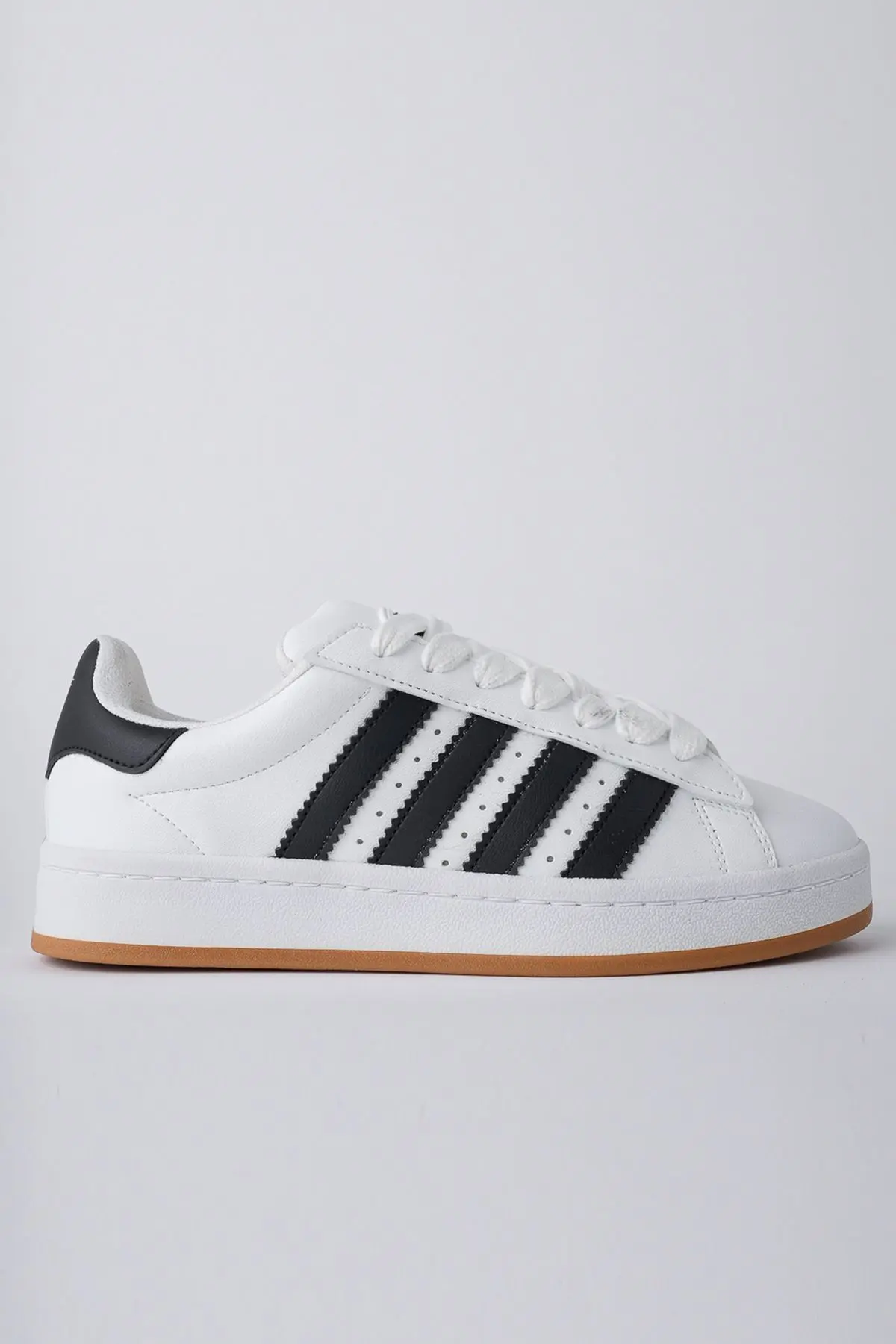 Spor Sneaker Ayakkabı Beyaz Siyah