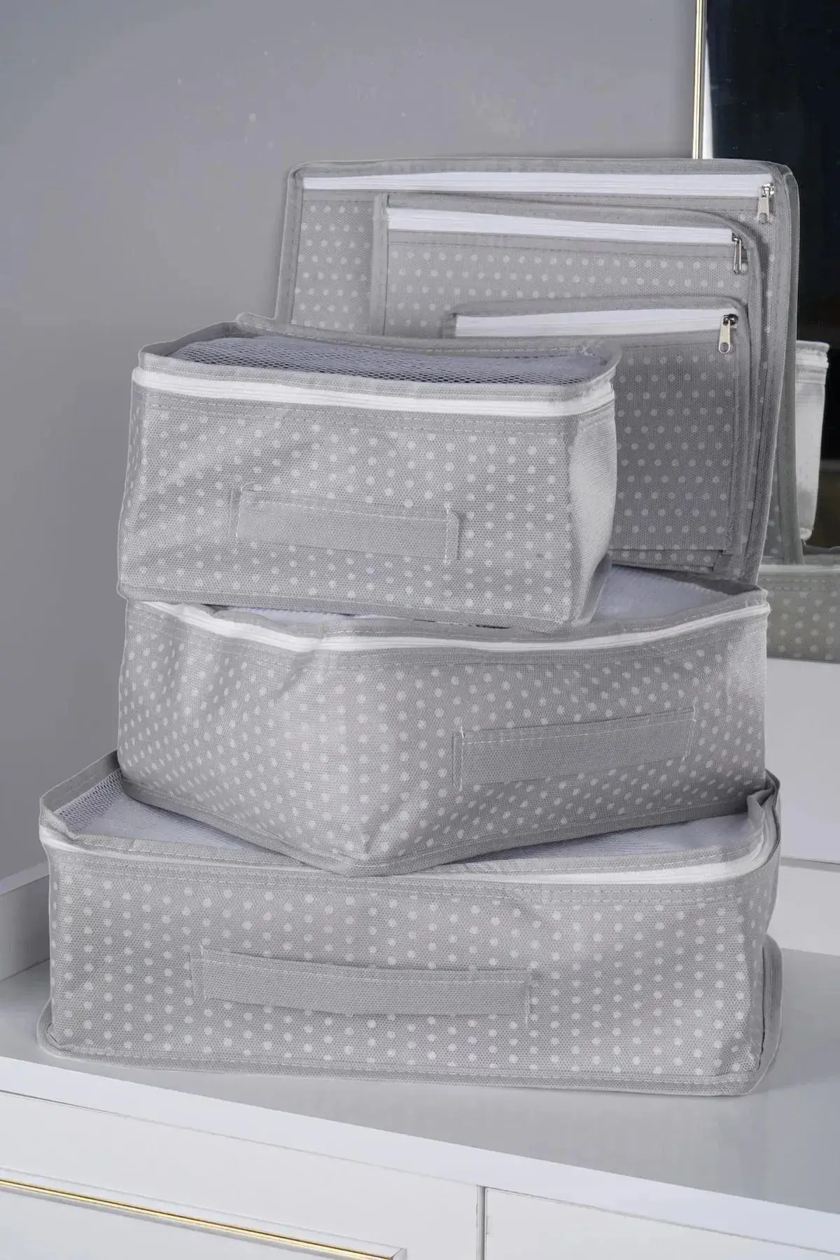 Özlem Toys Lux Çok Amaçlı Baby Doğum Hastane Çıkış Çantası 6 Parça Düzenleyici