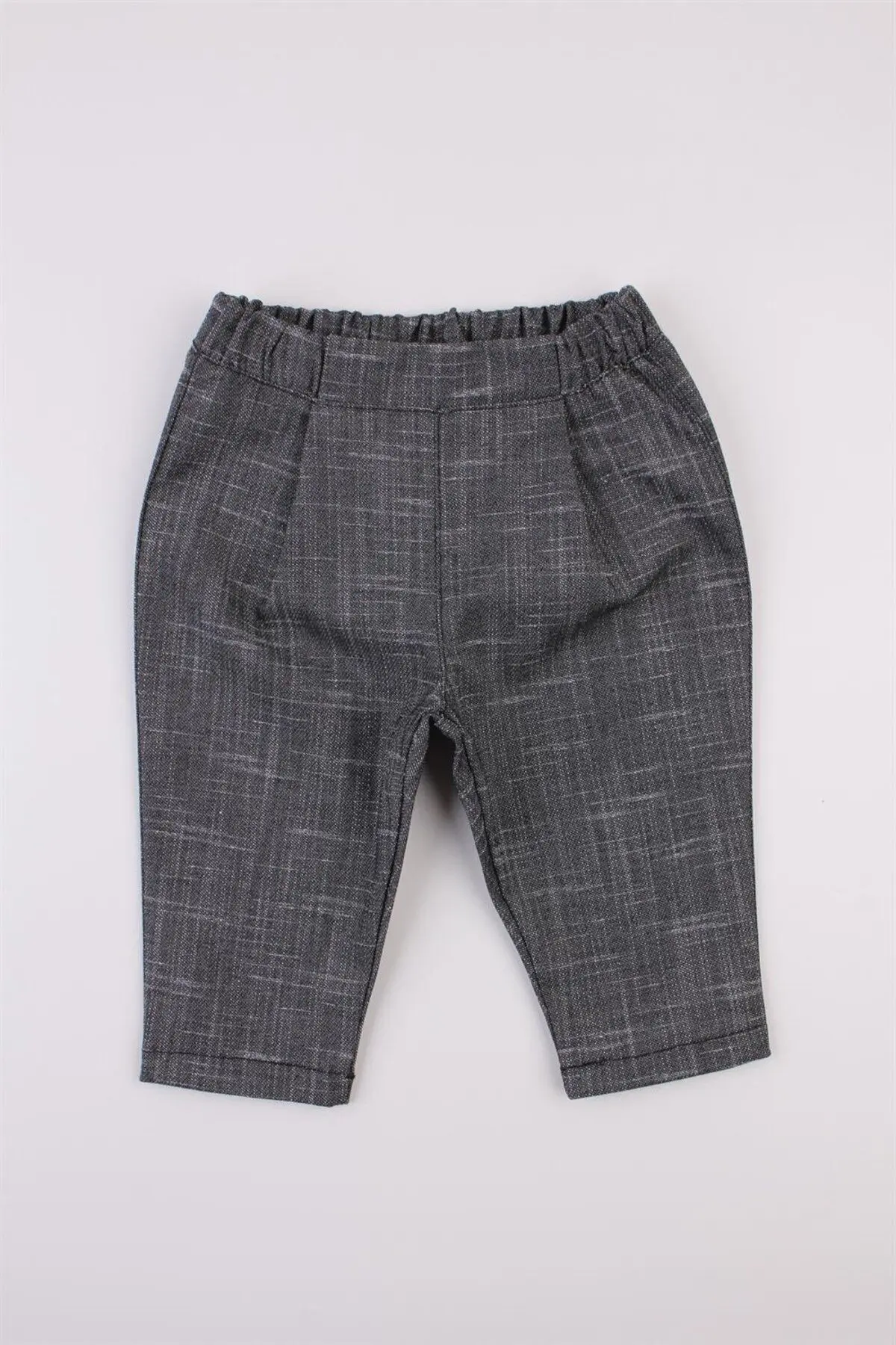 Antrasit Yelekli Erkek Bebek Takım Bebek Takım Elbise Özel Gün Kıyafeti