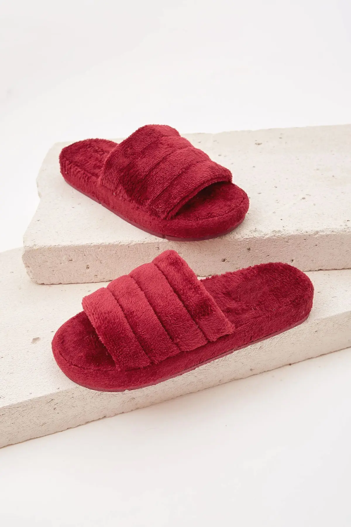 3'lü Paket Önü Açık Terlik Ev Terliği Çeyiz Bohça Seti