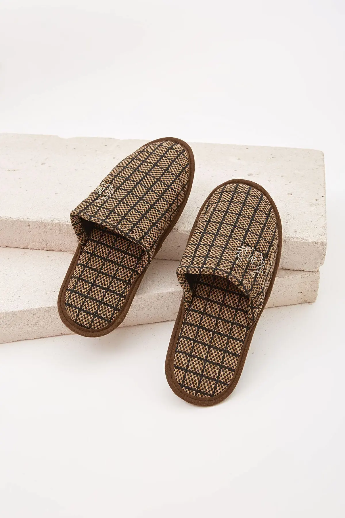 3'lü Paket M Kışlık Terlik Ev Terliği Çeyiz Bohça Seti Misafir Terliği