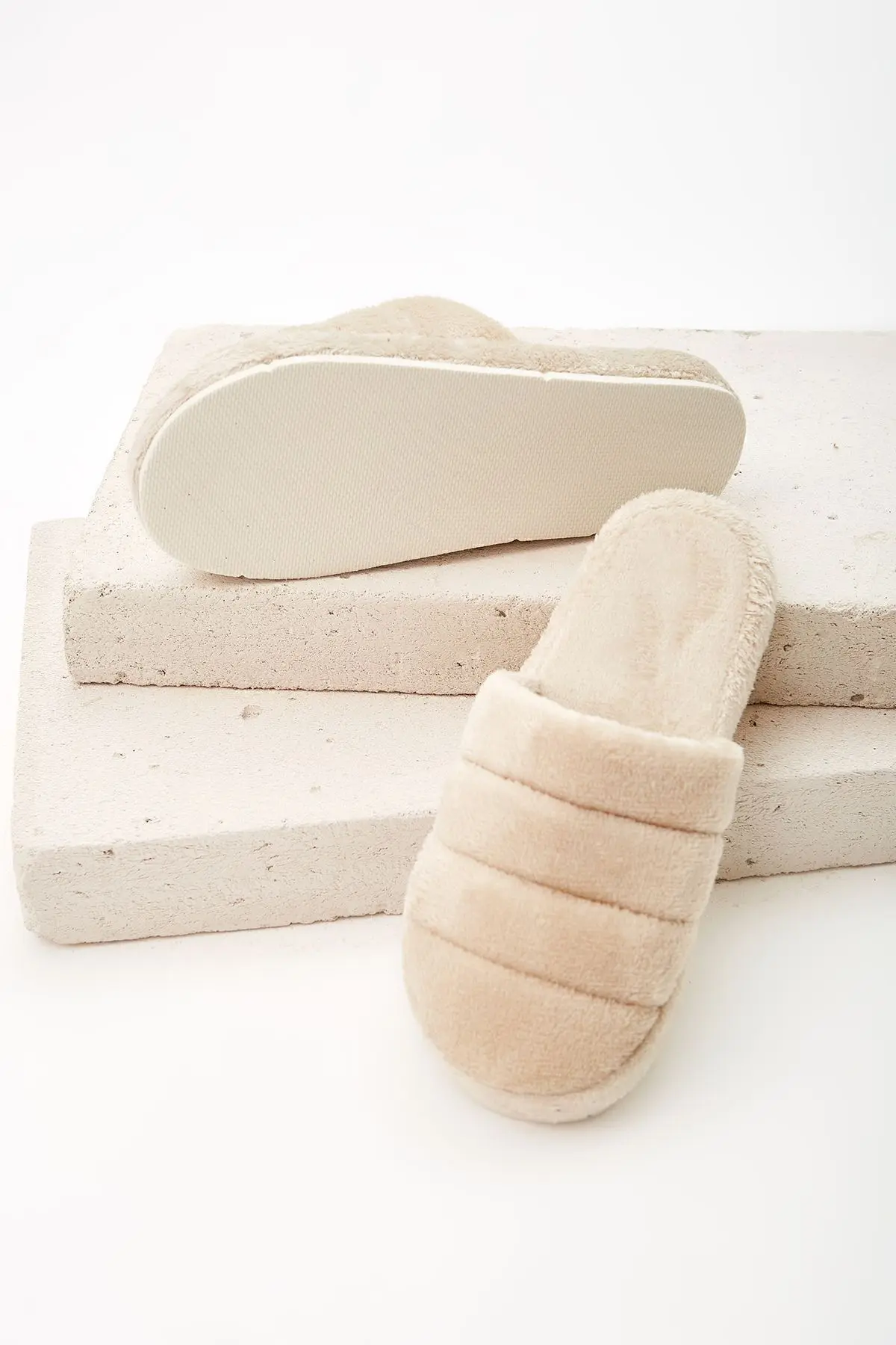 3'lü Paket Önü Kapalı Terlik Ev Terliği Çeyiz Bohça Seti