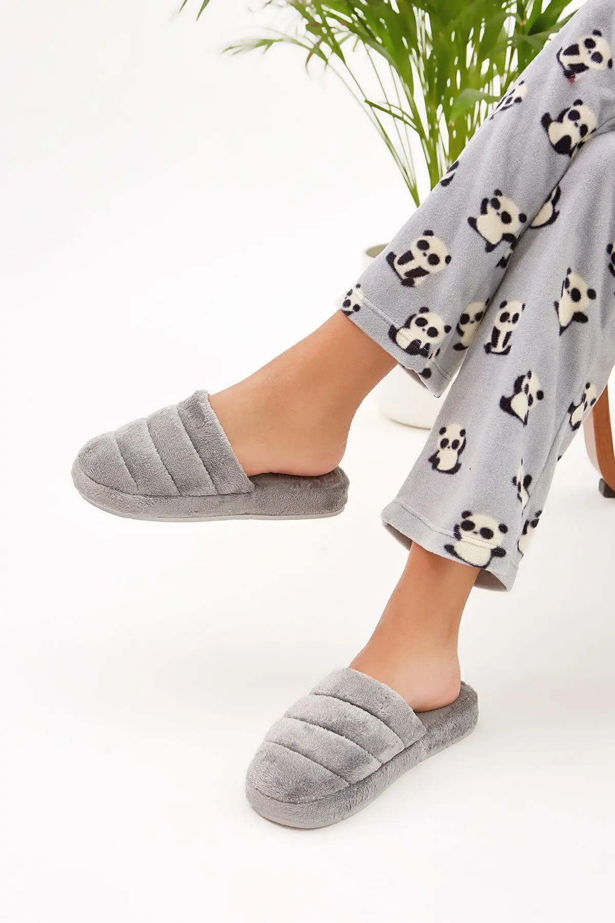 3'lü Paket Önü Kapalı Terlik Ev Terliği Çeyiz Bohça Seti