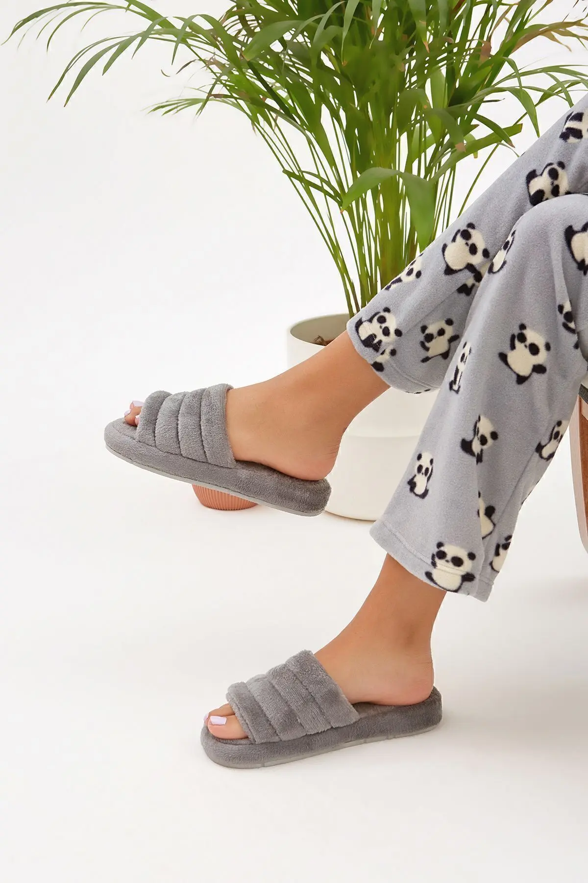 3'lü Paket Önü Açık Terlik Ev Terliği Çeyiz Bohça Seti