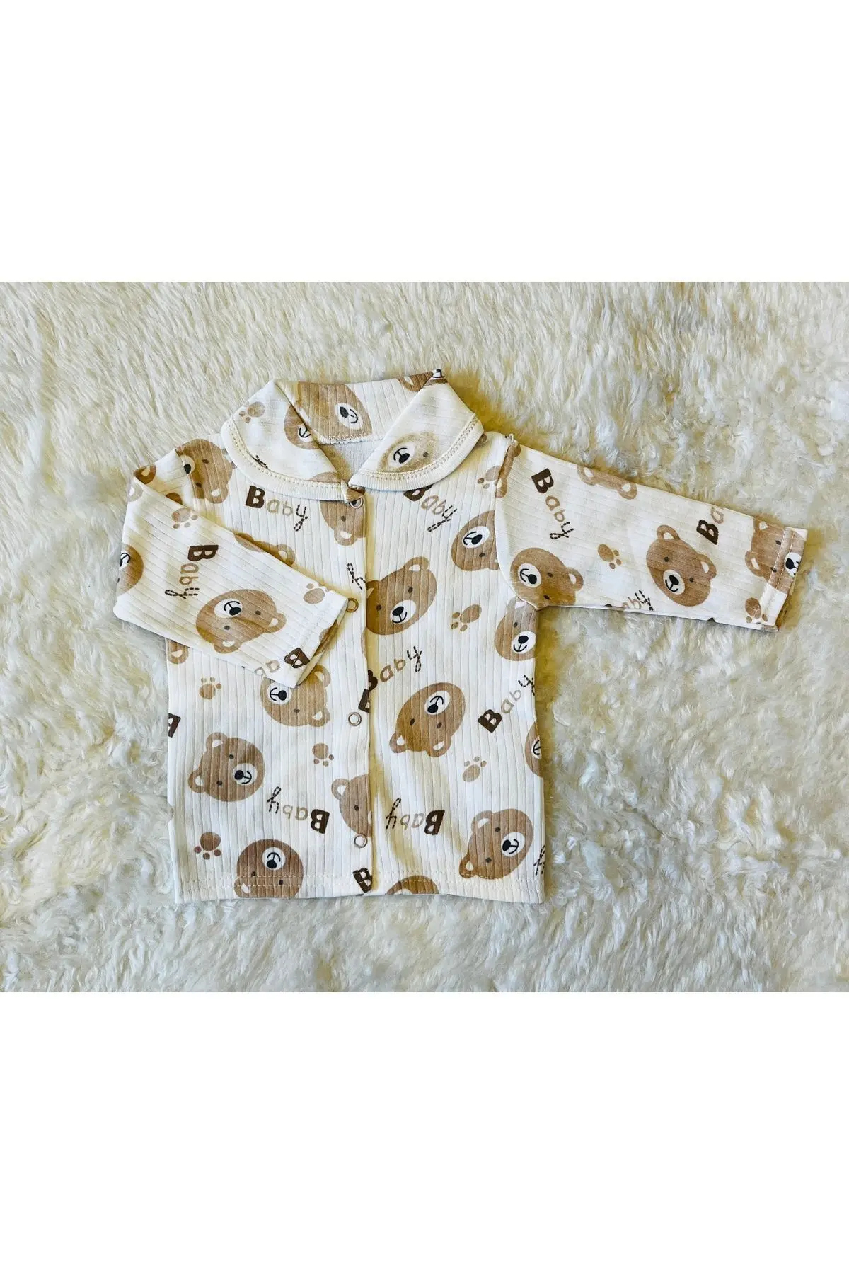 Yenidoğan Organik Pamuk 2’li Kız Erkek Bebek Takım