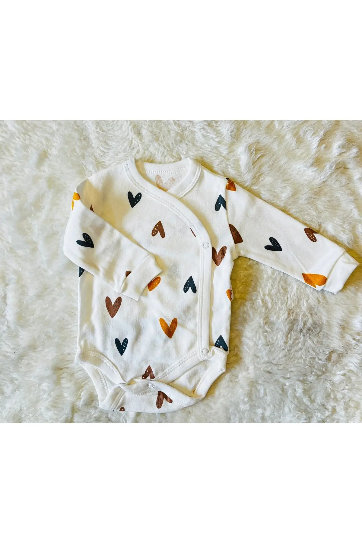 Yenidoğan Organik Pamuk 2’li Kız Erkek Bebek Takım