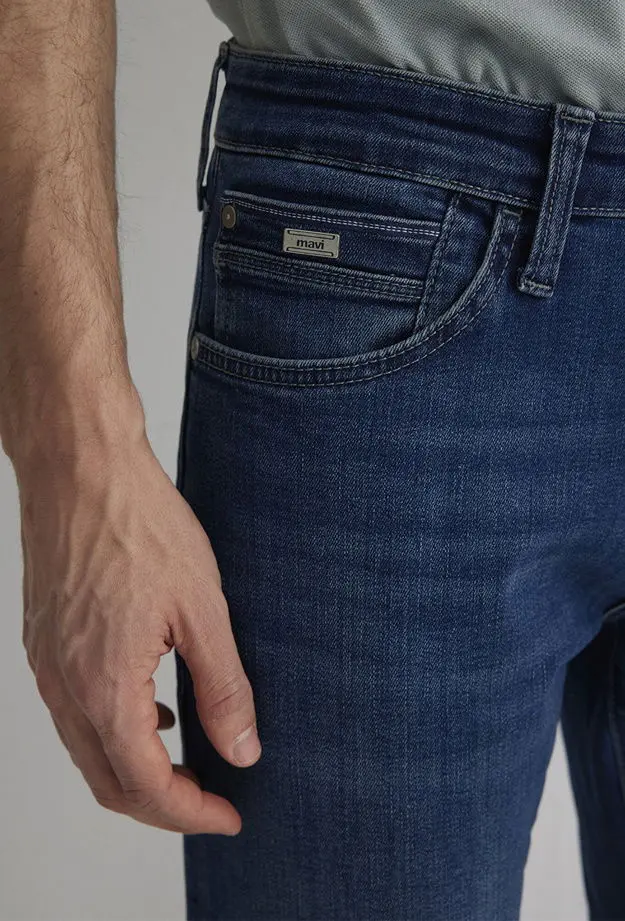 Mavi Jake Premium Blue Gölgeli Koyu Mavi Jean Pantolon 0042288222