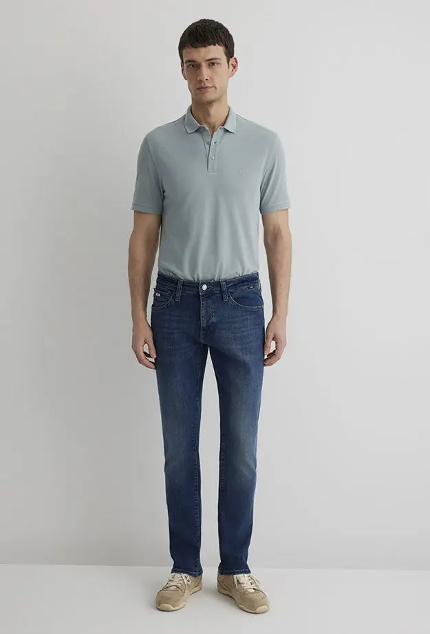 Mavi Jake Premium Blue Gölgeli Koyu Mavi Jean Pantolon 0042288222