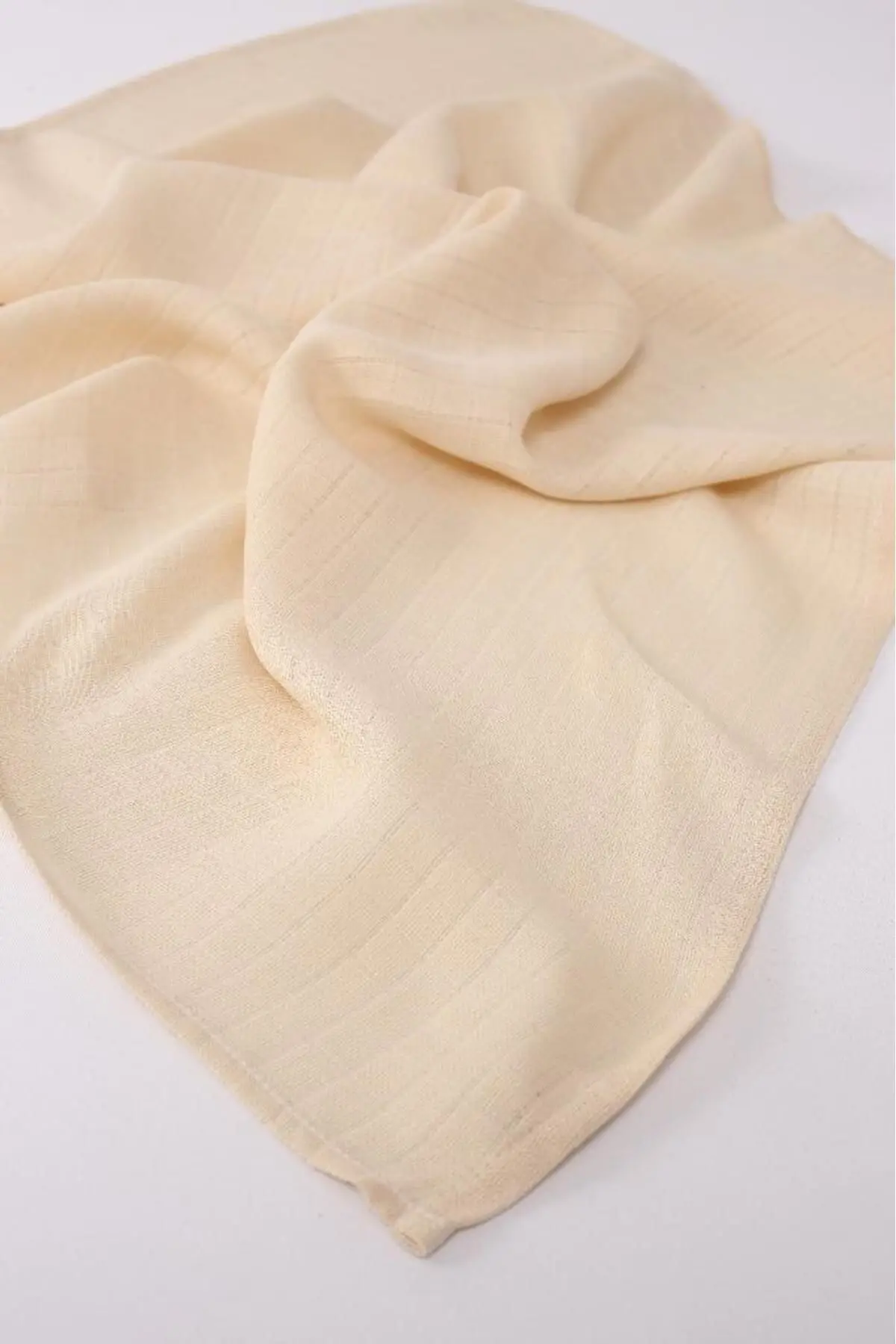 Kahverengi, Ekru, Bej Renkli %100 Pamuk 3'lü Çok Amaçlı Müslin Bez, Örtü, Battaniye Seti - 75x75 Cm