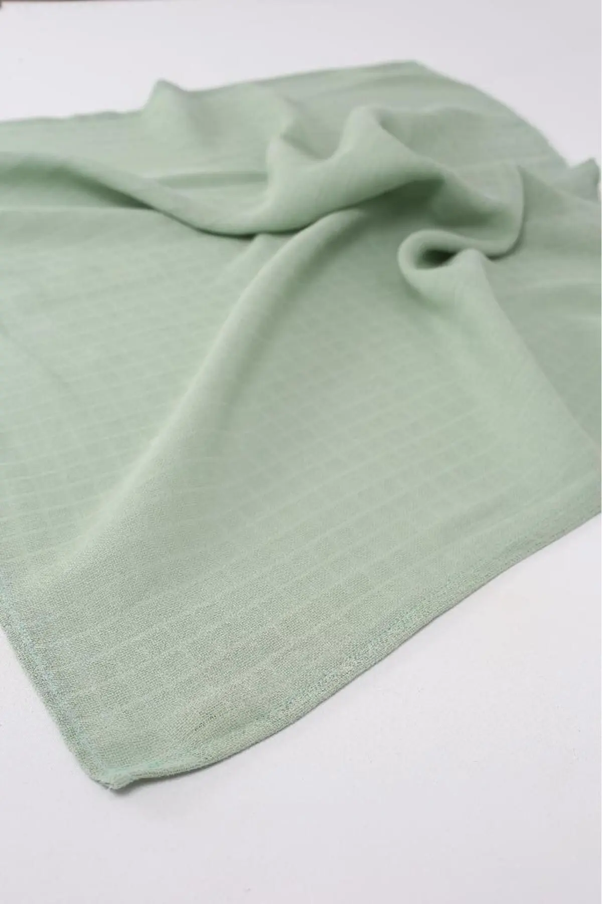 Yeşil, Sarı, Turuncu Renkli %100 Pamuk 3'lü Çok Amaçlı Müslin Bez, Örtü, Battaniye Seti - 75x75 Cm