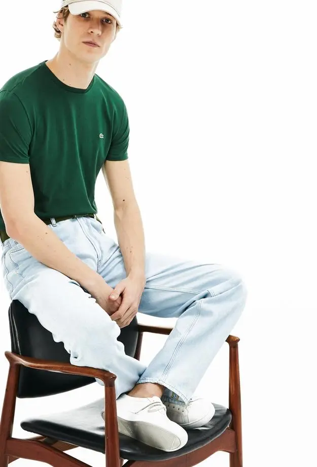 Lacoste Slim Fit Erkek Yeşil T-Shirt