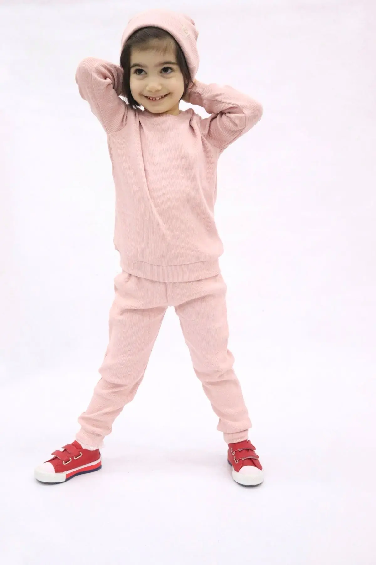 BALKABAĞI Fitilli 3'lü şapkalı Bebek&Çocuk Kreş Takım