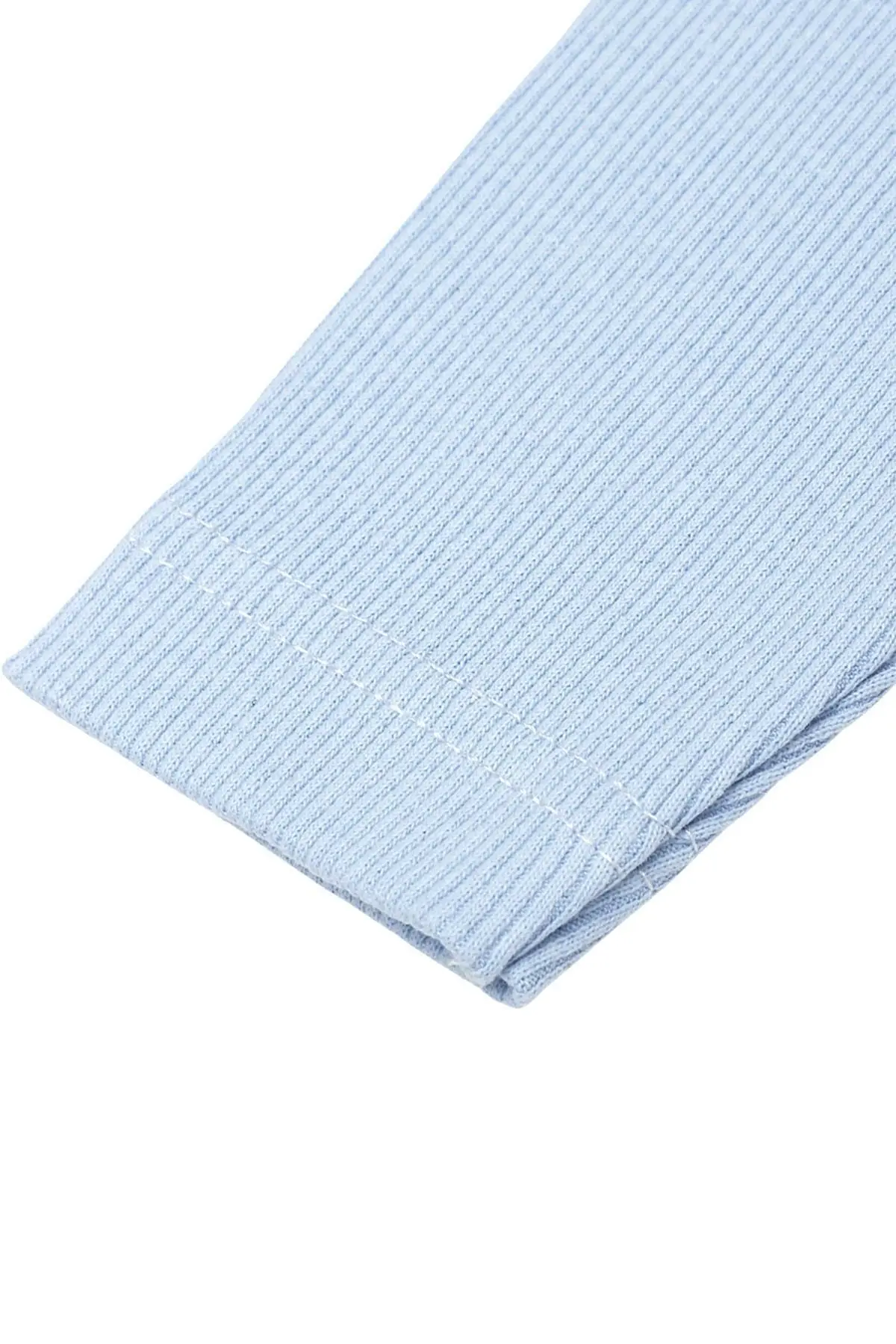 1-5 Yaş Mavi Doğal Pamuklu Çocuk Taytı