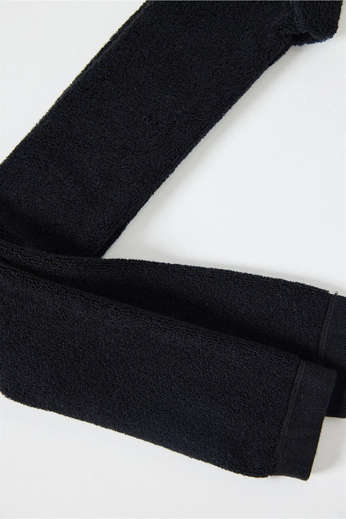 İçi Havlu Çocuk Tayt Siyah