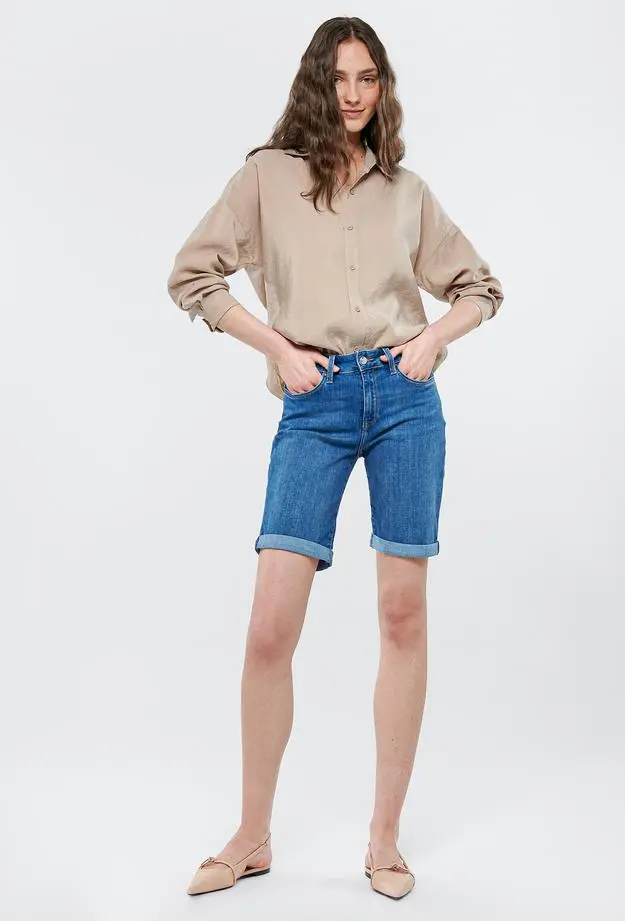 Mavi Mavi Alexis Gold Vintage Jean Şort 1441531330