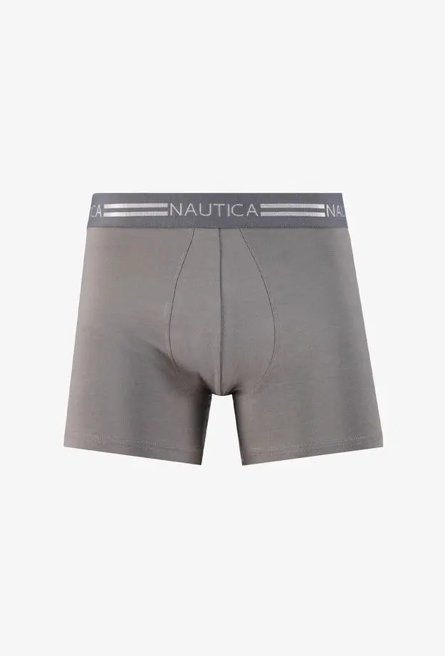 Nautica Erkek Gri Standart Fit 3'lü Boxer