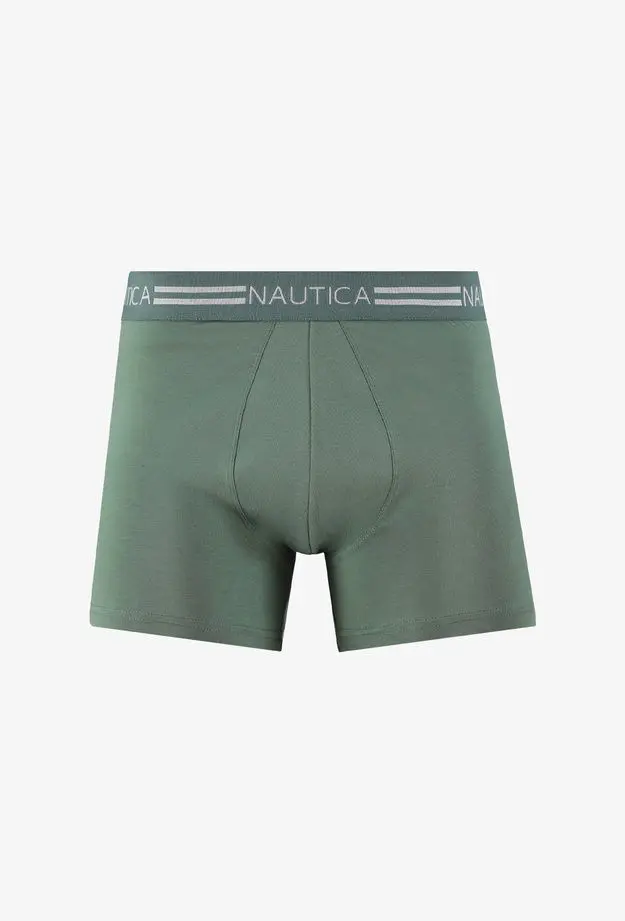 Nautica Erkek Gri Standart Fit 3'lü Boxer