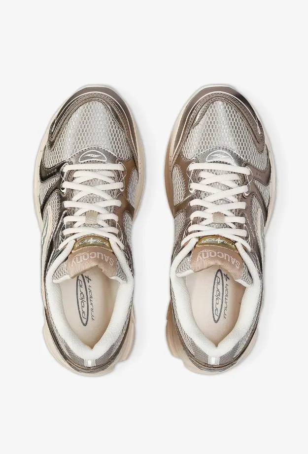 Saucony Progrid Trıumph 4 Kadın Bej Spor Ayakkabı