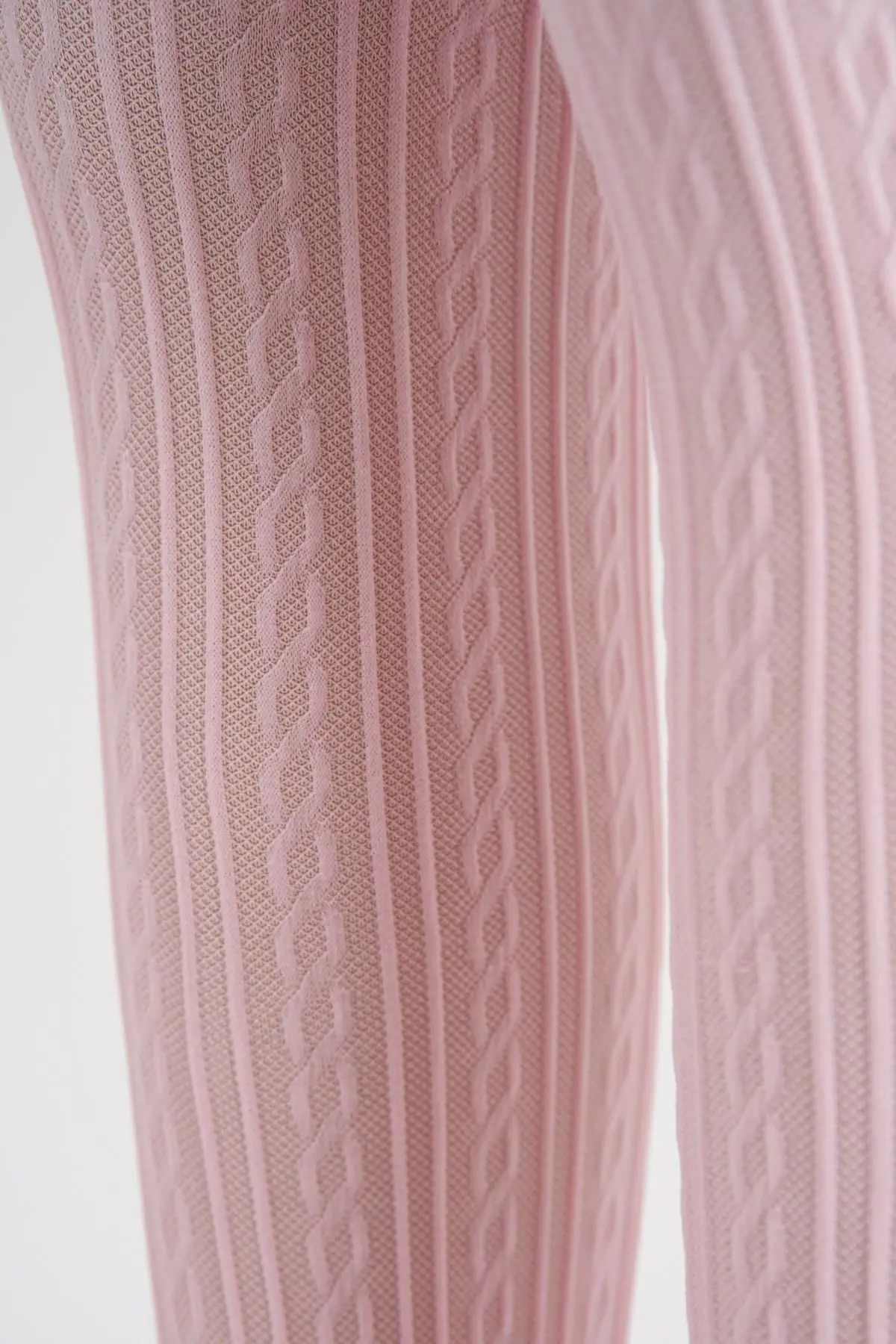 Desenli Çocuk Külotlu Çorap Pembe