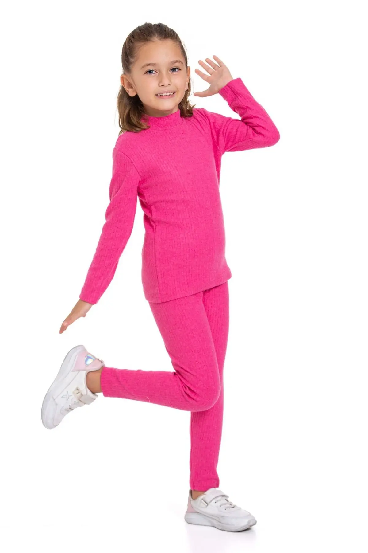 Kız Çocuk Hakim Yaka Günlük Alt Üst Takım