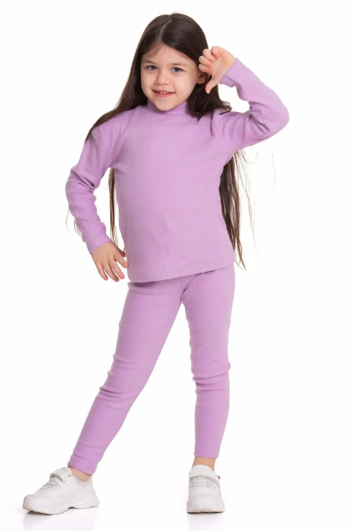 Kız Çocuk Hakim Yaka Günlük Alt Üst Takım