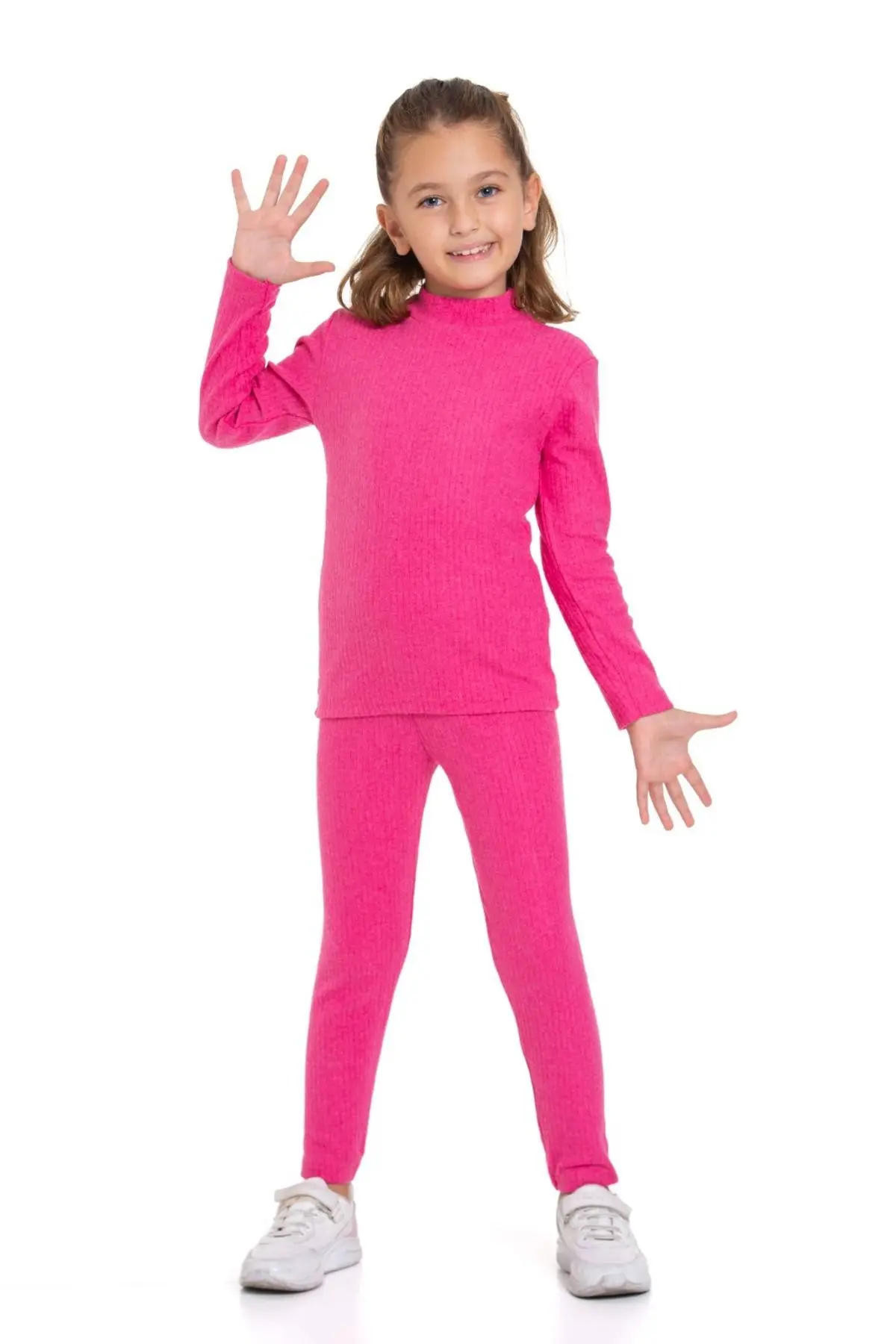 Cici kız Baby Junior Kız Çocuk Hakim Yaka Günlük Alt Üst Takım